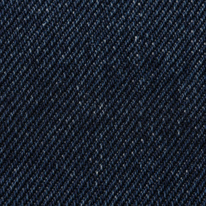 Close-up of the indigo denim twill