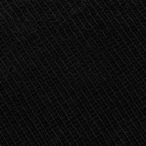 Close-up of the black cotton jersey knit